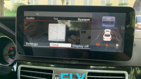 Màn hình DVD Android xe sang Mercedes E Class 2007 - 2015 tích hợp camera 360 | Màn hình nguyên khối Flycar